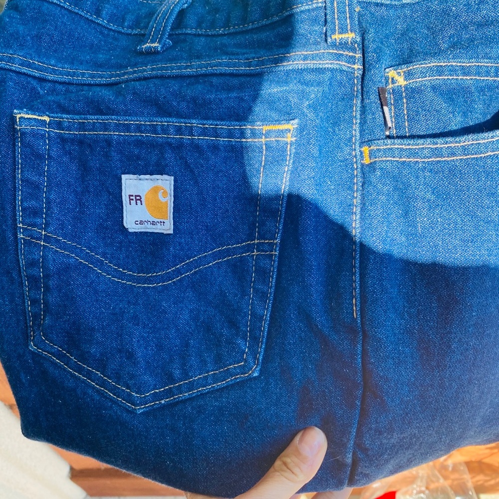 Carhartt FLAME-RESISTANT RUGGED FLEX STRAIGHT JEAN - Picture 13 of 14